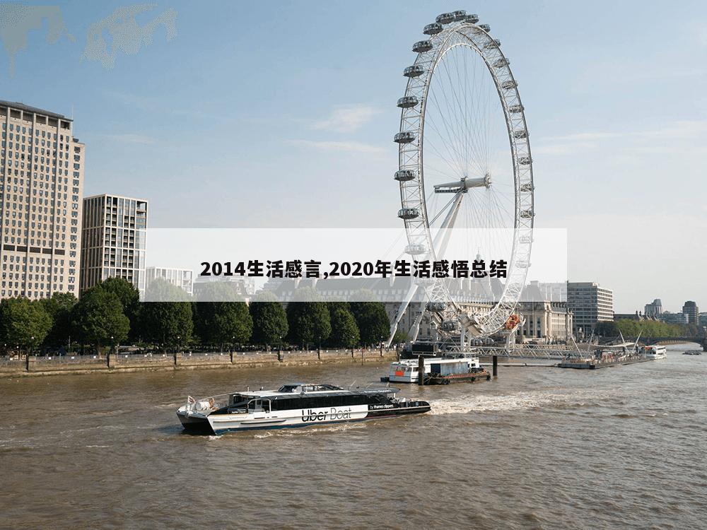 2014生活感言,2020年生活感悟总结