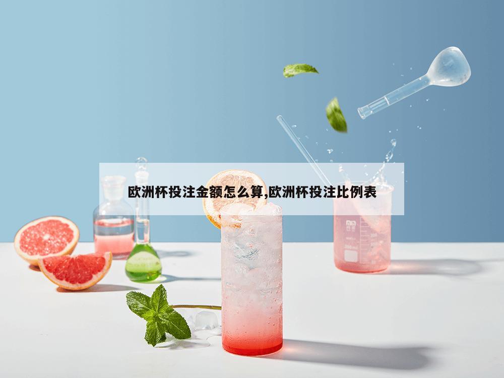 欧洲杯投注金额怎么算,欧洲杯投注比例表